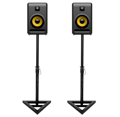 Side-by-side view of SP08 speaker stands with accessories

buy Monitor stand pair for home studio